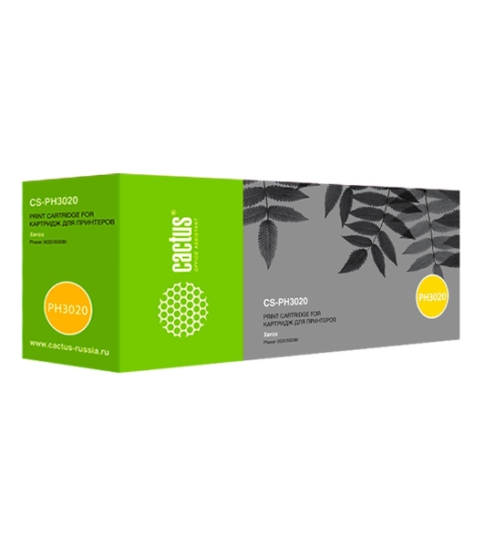 Картридж лазерный Cactus CS-PH3020 (тип 106R02773) черный (1500 стр.) для Xerox Phaser 3020/3020BI