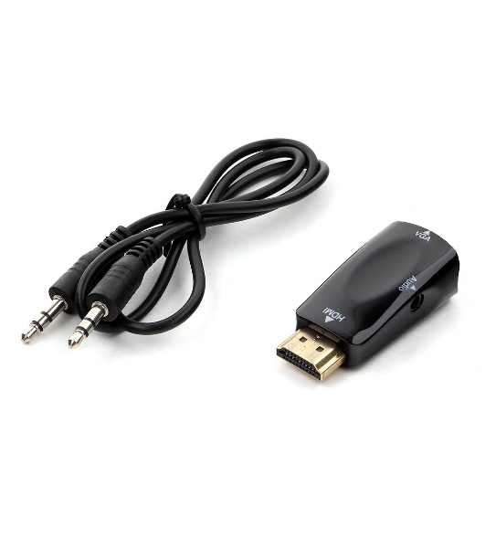 Переходник HDMI-VGA Cablexpert A-HDMI-VGA-02, 19M/15F, Jack3.5 аудиовыход