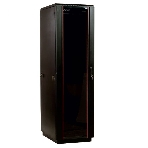 Шкаф телекоммуникационный напольный 42U (600x600) дверь стекло, черный (ШТК-М-42.6.6-1ААА-9005) (3 коробки), фото4