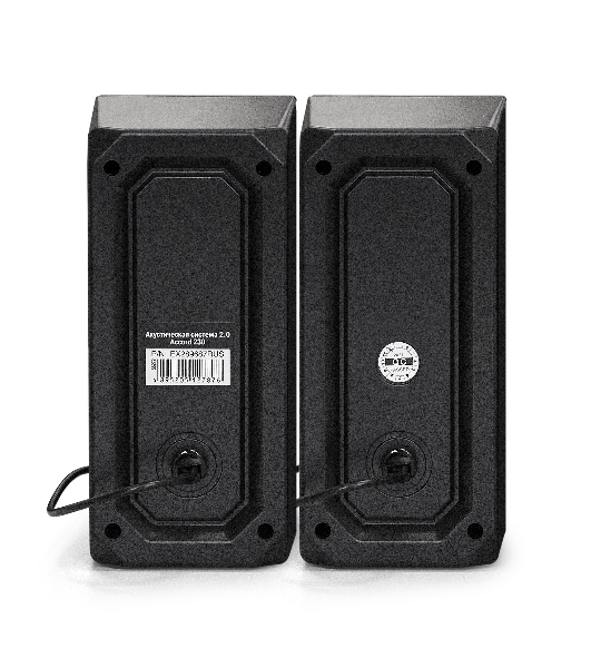 Акустическая система 2.0 ExeGate EX289687RUS Accord 230 (питание USB,Bluetooth, 2х3Вт (6Вт RMS), 60-20000Гц, черный, RGb подсветка)