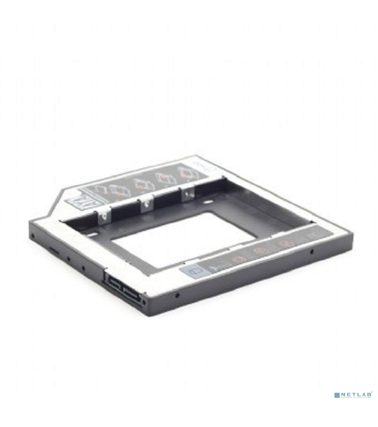 Контейнер для HDD Gembird MF-95-02 Низкопрофильный адаптер для 2.5-дюймового накопителя в отсек 5.25 дюйма, 12 мм