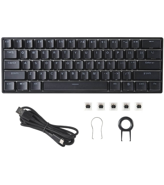 Клавиатура Mad Catz S.T.R.I.K.E. 6 проводная, USB Type-C, чёрный
