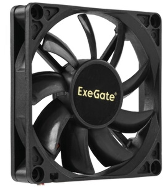 Вентилятор для корпуса ExeGate ExtraPower EP07015S3P черный, 70 мм, 3000 об/мин, 27 дБ, 3 pin