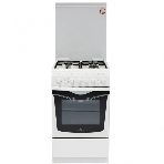 Плита комбинированная De Luxe 506040.00ГЭ (КР) ЧР белый, конфорок 4 шт, духовка 54 л, 50 см x 85 см x 60 см, фото 1