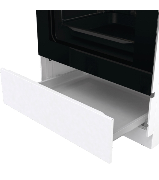 Плита комбинированная Gorenje GK6A20WF белый, конфорок 4 газовых, духовка 65 л, 60 см x 85 см x 60 см