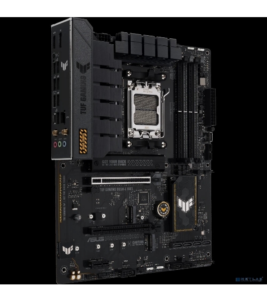 Материнская плата ASUS TUF GAMING B650-E WIFI, AM5, AMD B650, 4xDDR5, 4xSATA, 2xM.2, 1xPCI-E 4.0 x16, 2xPCI-E x1, 2xDP, 1xHDMI, 1x 2.5Gb LAN, 1xUSB-A 3.2 Gen 2, 2xUSB-A 3.2 Gen 1, 4xUSB-A 2.0, 1xUSB-C 3.2 Gen 2, 3x3.5 мм, 7.1, ATX