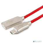 Кабель USB2.0 Cablexpert CC-P-mUSB02R-1M, AM/microB, серия Platinum, длина 1м, красный, блистер, фото4