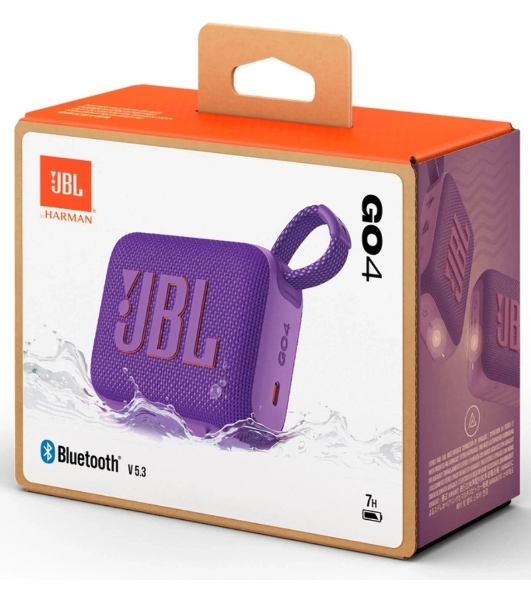 Портативная акустика JBL GO 4, фиолетовый