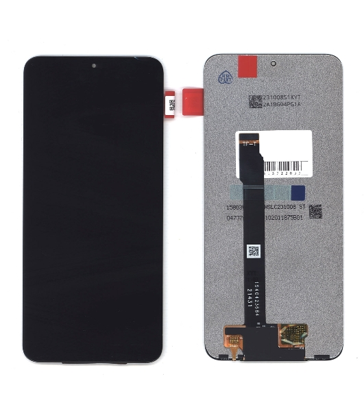 Дисплей (модуль) для Huawei Honor X8 4G в сборе с тачскрином черный
