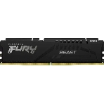 Оперативная память Kingston Fury Beast, DDR5, 16Gb (1x16Gb), 6400MHz, CL32, DIMM, с радиатором, черный, фото4