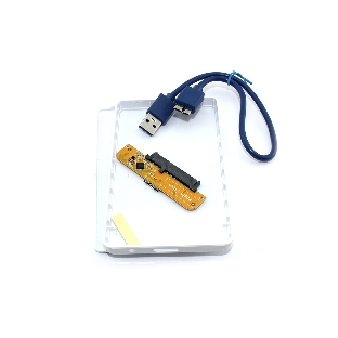 Корпус для жесткого диска Amperin AM25U3PW 2,5', USB 3.0, пластиковый, белый 5 шт