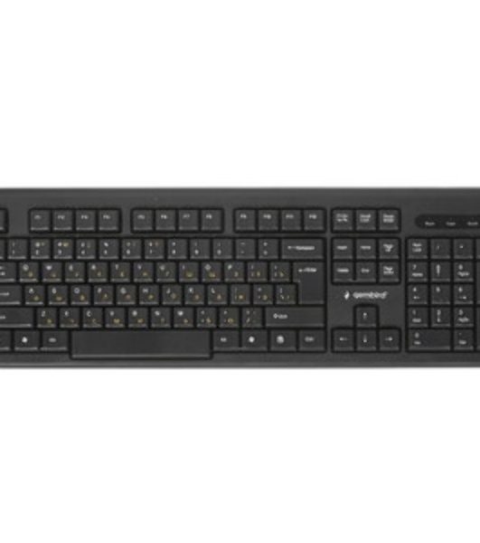 Клавиатура проводная Gembird KB-8354U-BL USB, черный