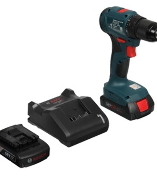 Дрель-шуруповерт Bosch GSR 185-LI, 18 В, 4 Ач, 50 Нм, бесщеточный