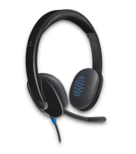 Гарнитура Logitech USB Headset H540 чёрный, проводная, USB