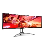 Монитор 48.8' AOC AG493UCX2 VA 5120x1440, 165 Гц, 1 мс, 32:9, 400 кд/м2, 3xHDMI, 1xDP, 1xUSB-C, изогнутый, черный, фото21