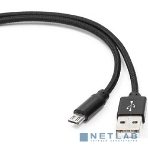 Кабель Gembird USB 2.0 Cablexpert AM/microBM 5P, 1м, нейлоновая оплетка, алюминиевые разъемы, черный, пакет, фото7