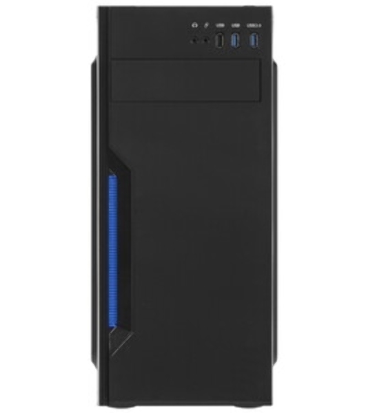 Компьютерный корпус Miditower ExeGate XP-333U Black, ATX, (XP350, Black,120мм), 1*USB/2*USB 3.0, Audio