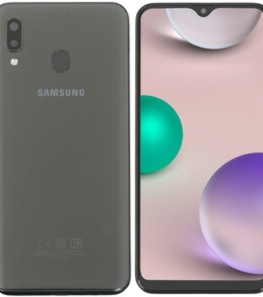 Дисплей для Samsung Galaxy A20 SM-A205F в сборе с тачскрином (OLED) черный