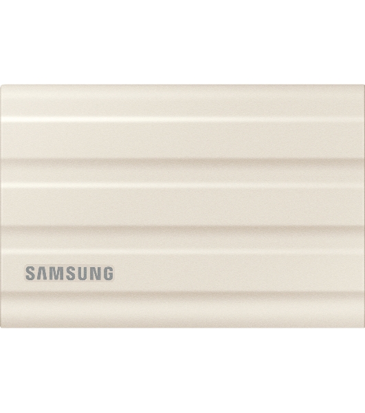 Внешний SSD Samsung T7 Shield, 2TB, USB 3.2 Gen 2 Type-C, R/W 1050/1000, бежевый