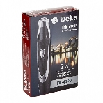 Триммер для носа, ушей и бровей Delta DL-4300 черный с серебристым, фото5