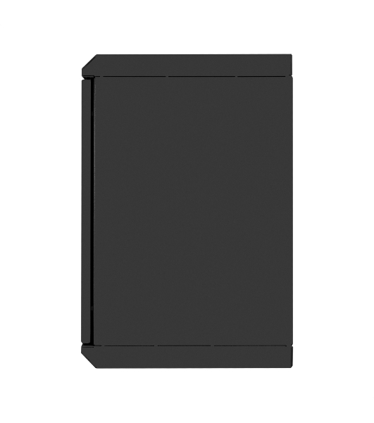 Шкаф телекоммуникационный 10' настенный 9U ExeGate EC-WM-9U.280.G.BLACK (10”, 9U, 350x280x420mm (ШхГхВ), передняя дверь закаленное стекло, пыле- и влагозащита IP23, черный RAL 9004)