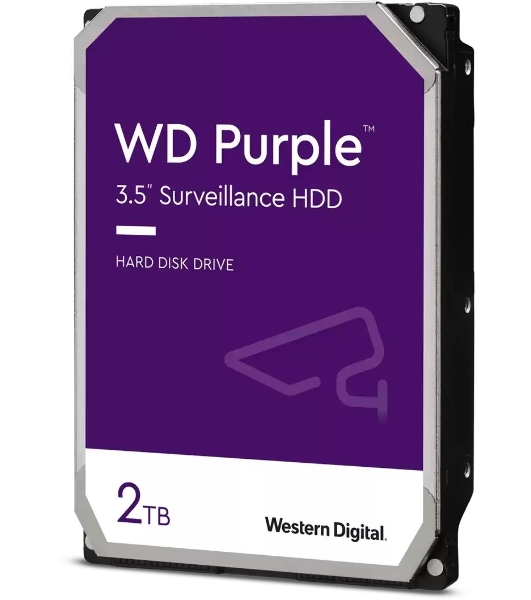 Жесткий диск Western Digital 2Tb SATA-III Surveillance Purple (5400rpm) 64Mb 3.5'