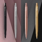 Ручка шариковая Parker Jotter Monochrome XL SE20 (CW2122756) Stainless Steel, M, синие чернила, подарочная коробка, фото7