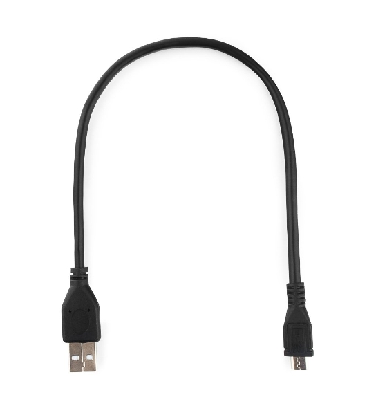 Кабель USB 2.0 Pro Gembird/Cablexpert AM/microBM 5P, 0.3м, экран, черный, пакет