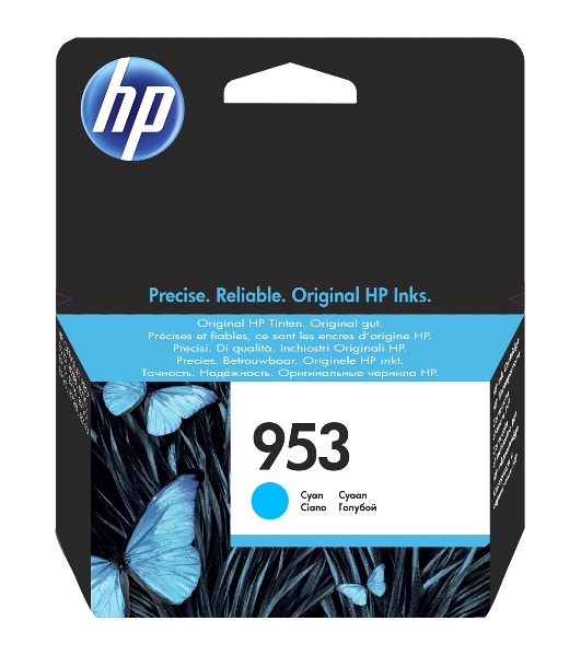Картридж струйный HP 953 F6U12AE голубой для HP OJP 8710/8715/8720/8730/8210/8725 (630 стр.)