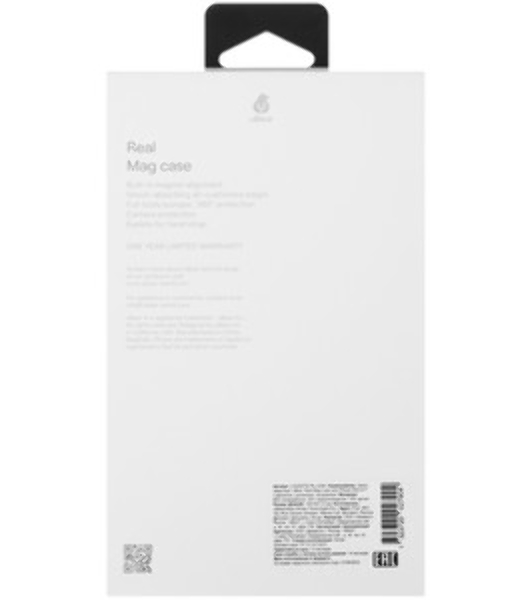 Чехол (клип-кейс) uBear для Apple iPhone 15 Plus Real Mag Case with MagSafe прозрачный (CS254TT67RL-I23M)
