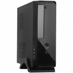 Компьютерный корпус MiniITX ExeGate MI-209 Black, miniITX/mATX, (M300, 80мм), 2хUSB, Audio, фото13