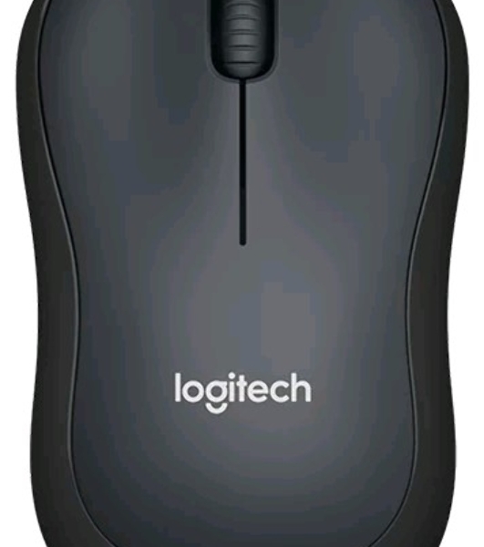 Мышь беспроводная Logitech M220 SILENT черный/серый, 1000 dpi, радиоканал, USB, кнопки - 3