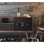 Сейф Deli ET540 350x 250x 250 мм, кодовый электронный/ключевой, черный, фото4