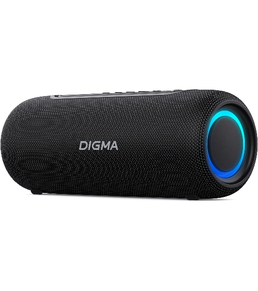 Колонка портативная Digma D-PS1524 черный 20W 2.0 BT 10м 2000mAh