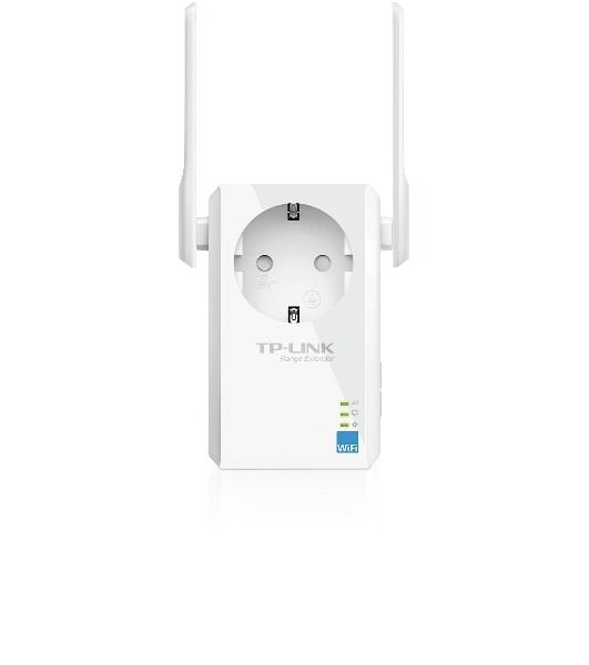 Сетевой адаптер TP-Link SOHO TL-WA860RE 300Mbps Wireless N Wall Plugged Range Extender with AC Passthrough, QCA(Atheros), 2T2R, 2.4GHz, 802.11b/g/n, 1 10/100Mbps LAN port, Range Extender button, Range Extender mode, suppo поставляется без кабеля RJ-45
