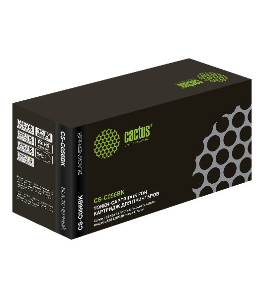 Картридж лазерный Cactus CS-C056BK черный (10000 стр.) для Canon i-SENSYS LBP325x/MF542x/MF543x