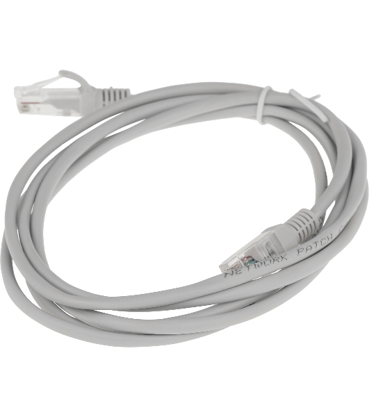 Патч-корд Premier 5-970 1 Гбит/с UTP 4 пары cat.5e CCA molded 2м серый RJ-45 (m)-RJ-45 (m)