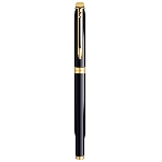 Ручка роллер Waterman Hemisphere (CWS0920650) Mars Black GT F черн. черн. подар.кор., фото6
