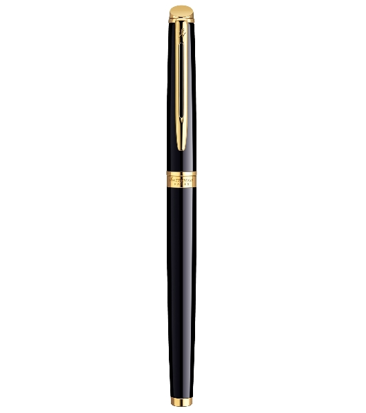 Ручка роллер Waterman Hemisphere (CWS0920650) Mars Black GT F черн. черн. подар.кор.