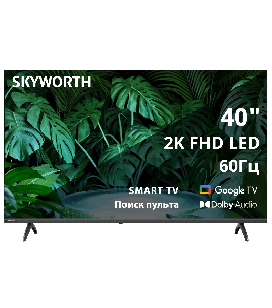 Телевизор Skyworth 40' 40E55G черный LED FHD 60Hz GoogleTV