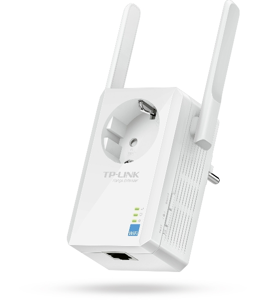 Сетевой адаптер TP-Link SOHO TL-WA860RE 300Mbps Wireless N Wall Plugged Range Extender with AC Passthrough, QCA(Atheros), 2T2R, 2.4GHz, 802.11b/g/n, 1 10/100Mbps LAN port, Range Extender button, Range Extender mode, suppo поставляется без кабеля RJ-45
