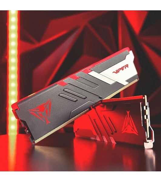 Оперативная память Patriot Viper Venom, DDR5, 32Gb (2x16Gb), 6400MHz, CL32, DIMM, с радиаторами, RGb, черный