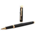 Ручка роллер Waterman Hemisphere (CWS0920650) Mars Black GT F черн. черн. подар.кор., фото5