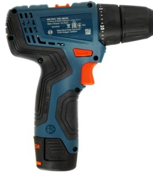 Дрель-шуруповерт Bosch GSR 120 Li, 12 В, 2 Ач, 30 Нм, щеточный
