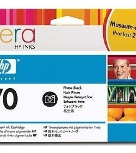 Картридж струйный HP №70 C9449A фото черный для HP DJ Z2100/Z3100 (130мл)