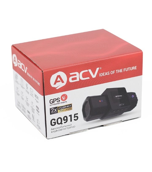 Видеорегистратор ACV GQ915 черный 1080x1920 1080p 155гр. NT96663