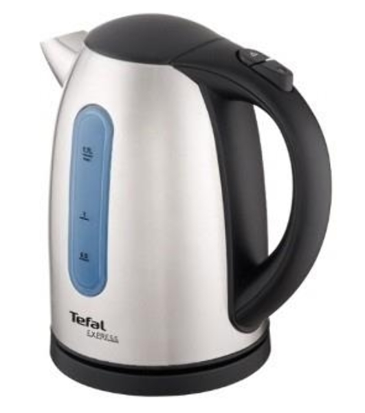Электрочайник Tefal KI170D40 серебристый, 1.7 л, 2400 Вт, скрытый нагревательный элемент