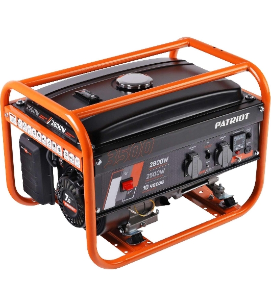 Электрогенератор бензиновый Patriot GRS 3500E, 2.5 кВт, 70 дб, 42 кг