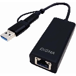 Сетевой адаптер 2.5G Ethernet Digma DLA-GTUC01 USB 3.0, фото2