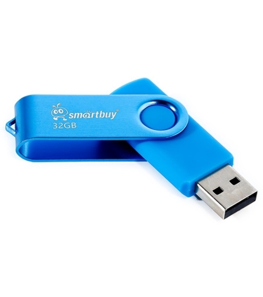 Флешка USB R/W 2.0 SmartBuy 32 Gb, Twist черный